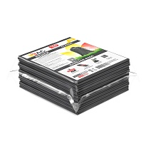 Мешки для мусора 160 л, серые, в пачке 10 шт., ПВД, 40 мкм, 900х1100 мм, i-Bag в Первоуральске