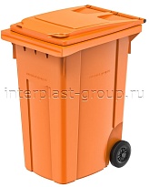 Мусорный контейнер 360 л оранжевый 360 оранжевый в Первоуральске