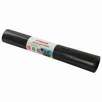 Мешки для мусора 240 л, черные, в рулоне 10 шт., ПВД 50 мкм, 1400х900 мм, LAIMA, 605337 в Первоуральске
