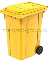 Мусорный контейнер 360 л желтый 360 желтый в Первоуральске