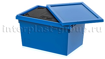 Изотермический контейнер KV 6432 в сборе с крышкой голубой в Первоуральске