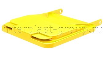 Комплект крышки для контейнера 120 л. желтая  желтый в Первоуральске