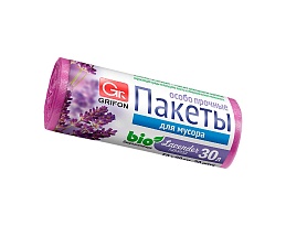 Мешки для мусора 30 л, ароматизированные, Лаванда, сиреневые, в рулоне 20 шт., ПНД, 9 мкм, 560х530 мм, GRIFON Aroma, 101-020 La в Первоуральске Мешки для мусора 30 л, ароматизированные, Лаванда, сиреневые, в рулоне 20 шт., ПНД, 9 мкм, 560х530 мм, GRIFON Aroma, 101-020 La в Первоуральске